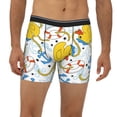 thumbnail image 4 of Rocae Ducks and Anchors for Stretch Moisture-Wicking Underwear,Men's Underwear Boxer Briefs Medium, 4 of 9