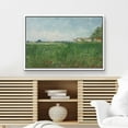 thumbnail image 4 of wall26 Framed Canvas Print Wall Art Pastel Green Farmland Ranch Village Nature Wilderness Illustrations Fine Art Farmhouse/Country Decorative Rustic for Living Room, Bedroom, Office - 16"x24&quo, 4 of 7