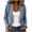 *2-Light Blue, variant on VBVC Women's Notched Lapel Single Button Blazer , Long Sleeve Office Suit Jacket For Women , Ladies' Business Blazer with Pockets,Beige,S-3XL