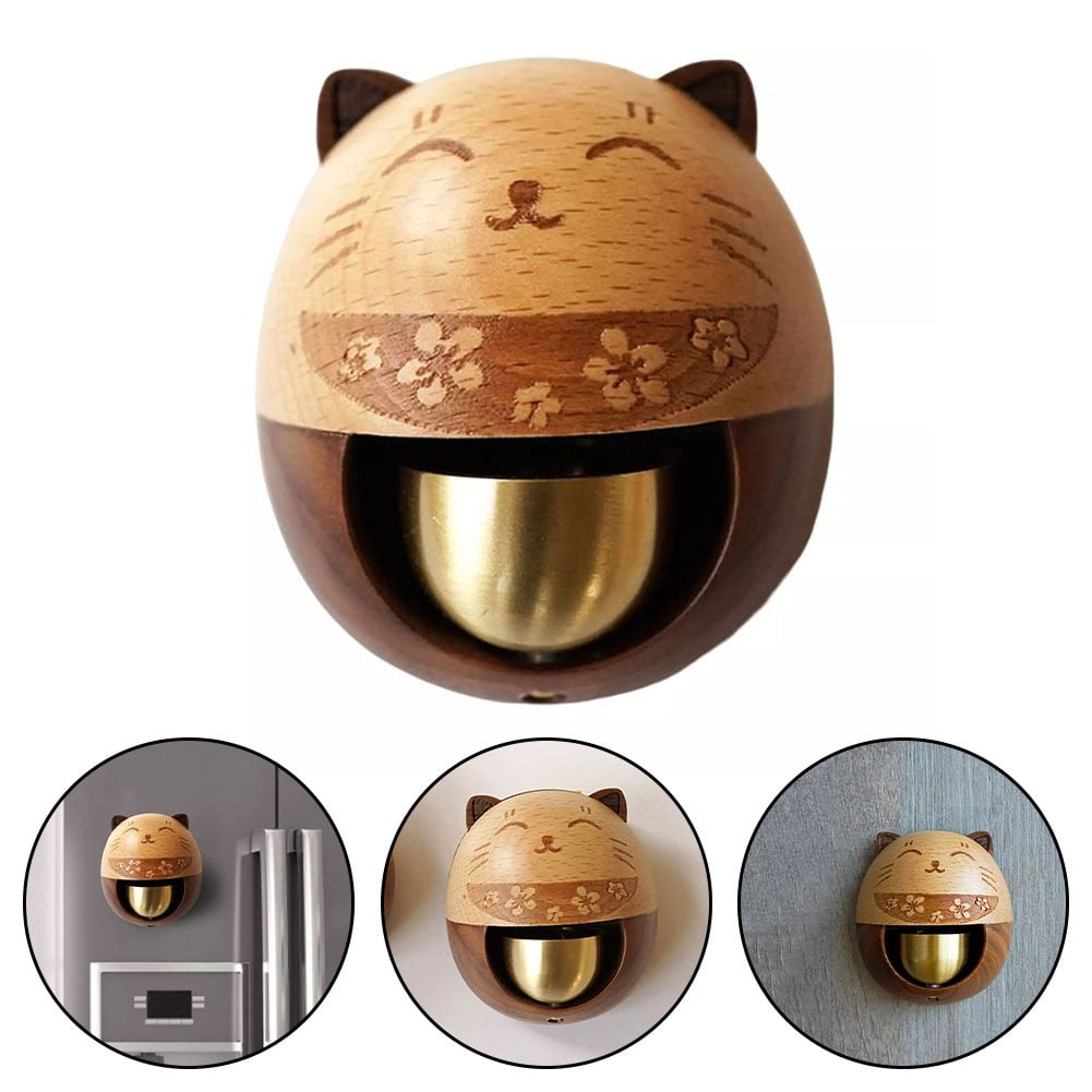 Doorbell Lucky Cat Doorbell Japanese Dopamine Copper Bell Entry Reminder
