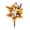 E#067, variant on Artificial Maple Leaf Stem, Fall Decorations for Home Thanksgiving Centerpiece, Realistic Soft Rubber Faux Sunflower Pumpkin Bundle, Autumn Harvest Mantel Shelf Kitchen Table Arrangement