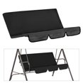 thumbnail image 4 of Funda de asiento de columpio Sunnimix para jardín exterior 3 personas Negro, 4 of 7