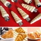 thumbnail image 4 of Juego de 20 moldes de crema para hornear de acero inoxidable, conos rectos, conos de crema cónicos en espiral de tamaño pequeño y grande para cocinar cannoli, croissant, helado Sincero Electrónica, 4 of 5