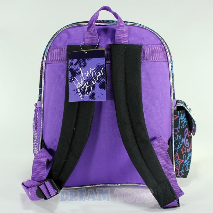 12" Justin Bieber Fever True Belieber Small Toddler Backpack - Book Bag Girls
