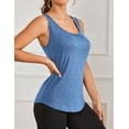 thumbnail image 7 of Pinspark Tank Top for Women Sleeveless Workout Tops Racerback Gym Yoga Running Tanks Sleeveless Athletic Shirts, 7 of 7