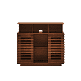thumbnail image 6 of Tcbosik 36.1 inch Buffet Sideboard, Farmhouse Storage Cabinet with Sliding Doors, Coffee Bar Cabinet with Adjustable Shelf, Cupboard for Kitchen, Dining Room, Living Room, Walnut, 6 of 8