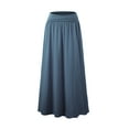 thumbnail image 2 of Doublju Women's Flowy Flared Comfy Maxi Skirt (Plus Size Available), 2 of 4