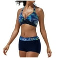 thumbnail image 1 of Womens Summer Sexy High Waist Comfortable Solid Temperament Split Swimwear, 1 of 4