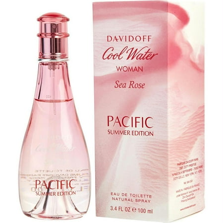 - Cool Water Sea Rose Pacific Summer By Davidoff Edt Spray 3.4 Oz (limited Edition)