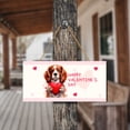 thumbnail image 4 of Happy Valentine's Day Cavalier King Charles Spaniel Brings Love Heart Landscape Wood Sign Dog Lover Gifts Hanging Wall Home Decor - 02028, 4 of 5
