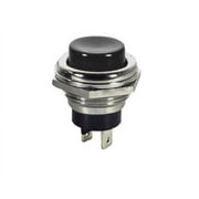 CYGUSA SPST Normally Closed Push Button Switch -BLACK