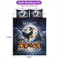 thumbnail image 5 of Happy Halloween Airedale Terrier Witch Pumpkins Bats Quilt Bedding Set Dale Waterside Dog Lover 1 Blanket Bed Cover 2 Pillowcases - 13012, 5 of 5