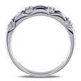 thumbnail image 5 of Everly Women's Sapphire 10k White Gold Ring, 5 of 9