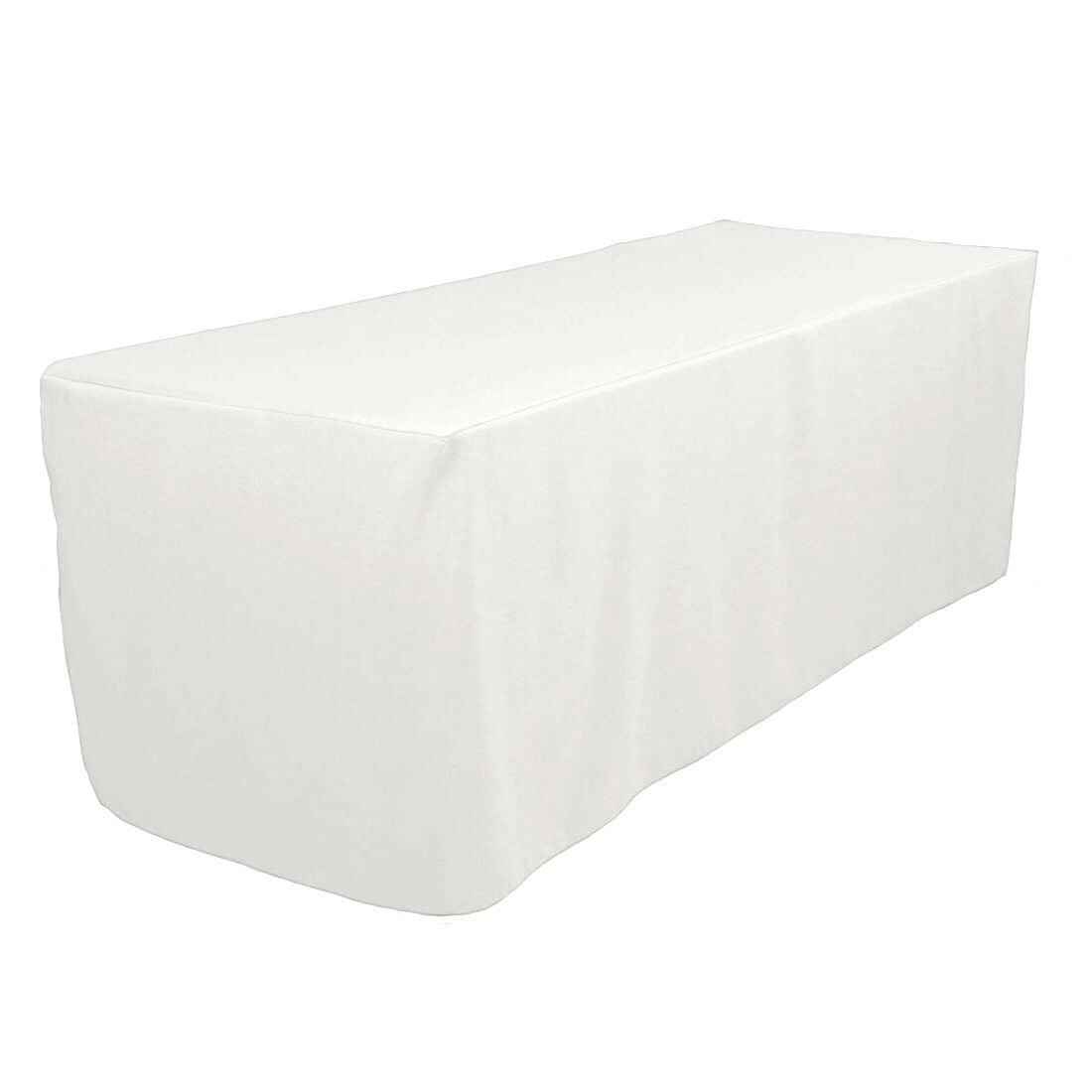 6' ft. Fitted Polyester Tablecloth Trade show Booth Wedding Table Cover