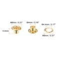 thumbnail image 2 of Kit de Ojales de Metal Unique Bargains 100 Juegos 4mm Dorado, 2 of 7
