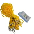 thumbnail image 3 of 25 Pack Vertical ID Name Badge Holders with Lanyards (Business Card Size) by Specialist ID (Yellow), 3 of 5