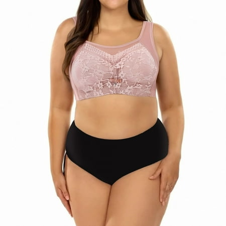 Cqxid525 Sports Bras for Women Women s Lace Tank Top Top Bra with Large Breasts and Small Breasts Up Anti Sag Retraction Bra Xxxl Pink