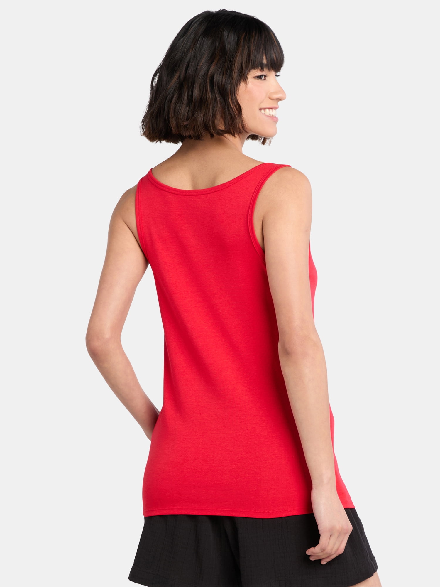 Time and Tru Women's Maternity Non Shirred Tank Top, Sizes S-XXL