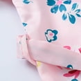 thumbnail image 6 of Chenyin Toddler Kids Girls Boys Silk Stain Robe V-Neck Soft Bathrobe Teen Spring Summer Night-Robe Pajamas Sleepwear for 2-14 Years, 6 of 9