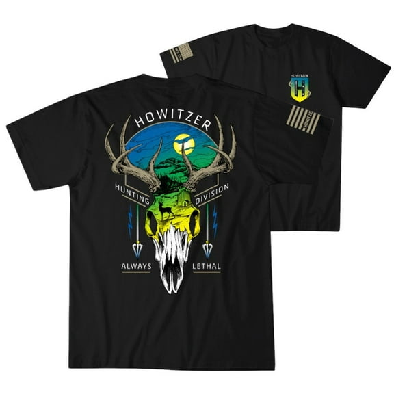 Howitzer Style Men's T-Shirt Lethal Military Grunt MFG