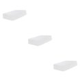 thumbnail image 4 of Justharion Solid Color Hotel Pleated Bed Skirt & Wrinkle Resistant Fade White King 3Set, 4 of 6