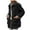 Black, variant on YDFCWXW Women's Winter Fur Coats Long Sleeve Lapel Button Down Pockets Fleece Sherpa Jacket Casual Trendy Outerwear Brown, M