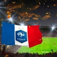 thumbnail image 4 of Wovilon France Flag 60*90Cm Cheering Flags Holding Flag Of Sports Clubs Fans Festival Activities Cheering Flag, 4 of 6