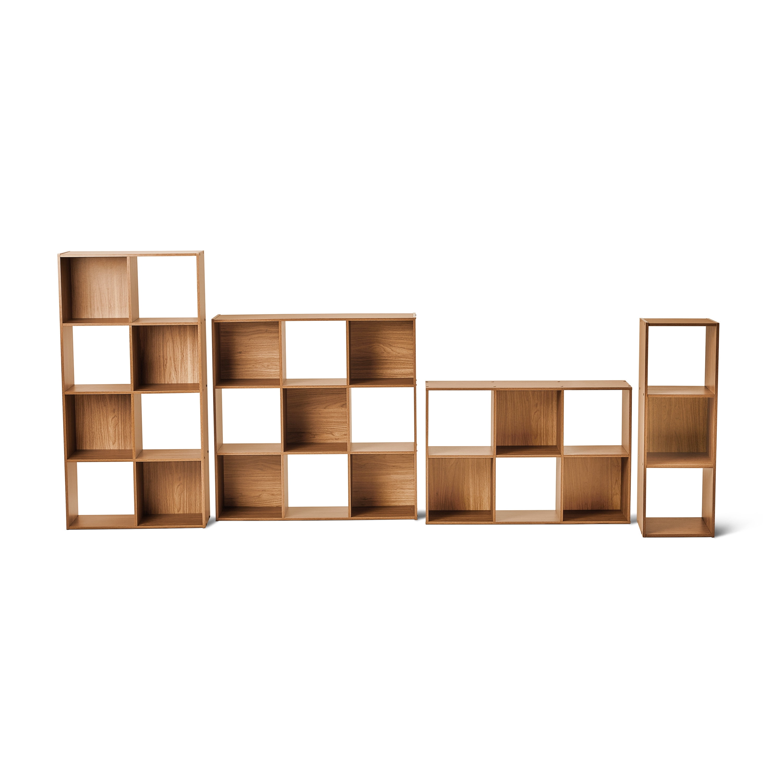 Mainstays 9 Cube Storage Organizer, Warm Walnut