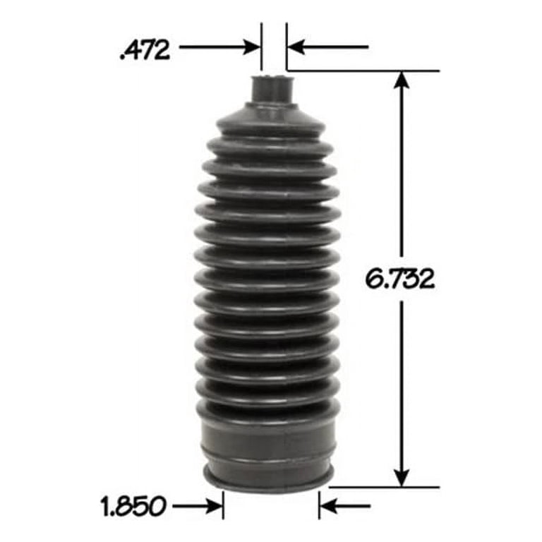 AM Autoparts Front Tie Rod End Kit With Bellows For Nissan Murano 2003-2004 (6-Piece Set)
