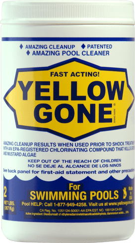 Yellow Gone Fast Acting Pool Cleaner, 2 lbs (For Swimming Pool Use)