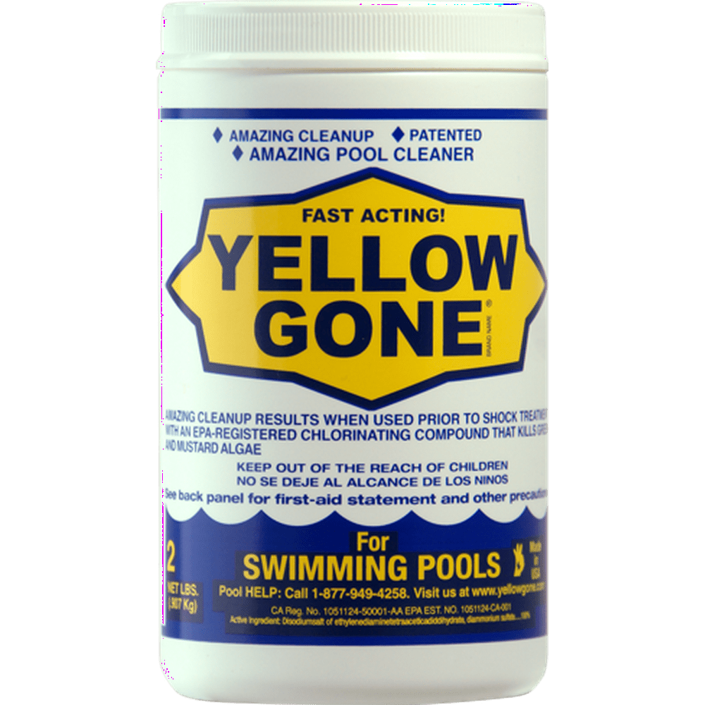 Yellow Gone Fast Acting Pool Cleaner, 2 lbs (For Swimming Pool Use