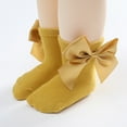 thumbnail image 6 of 6 Pairs Baby Girls Ankle Socks Bow Toddler Infants Cotton Socks Breathable Casual Socks Bowknot Dress Socks for 0-36 Months, 6 of 14