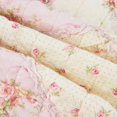thumbnail image 5 of Cozyholy Original 100% algodón patchwork edredón completo tamaño queen rosa floral colcha reversible vintage Shabby Chic acolchado manta cama funda de edredón para sofá sofá, 5 of 5
