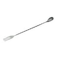 thumbnail image 3 of "Water Drop Spiral Bar Spoon Long Handle Mixing Spoon For Coffee Tea And Cocktails" Small Dining Table Set for 4 round Dinner Plate Chargers Woven And Place Mat Fancy Plates Mat Plate Mates Teal, 3 of 5