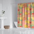 thumbnail image 2 of Pioneer Flower Floral Print Pattern Shower Curtain 72"x72", Bathroom Decorative Shower Curtain Set with 12 Hooks, Waterproof Washable, 2 of 6