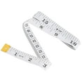 thumbnail image 2 of Soft Tape Measure Double Scale 150cm 60in PVC Plastic Knitting Home Measurements Craft Vinyl Ruler for Measuring Chest/Waist Circumference, 2 of 5