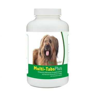 Healthy Breeds 840235180685 Briard Multi-Tabs Plus Chewable Tablets - 180 Count