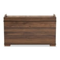 thumbnail image 4 of Baxton Studio Mariam Modern and Contemporary Walnut Brown Finished Wood Cat Litter Box Cover House, 4 of 11