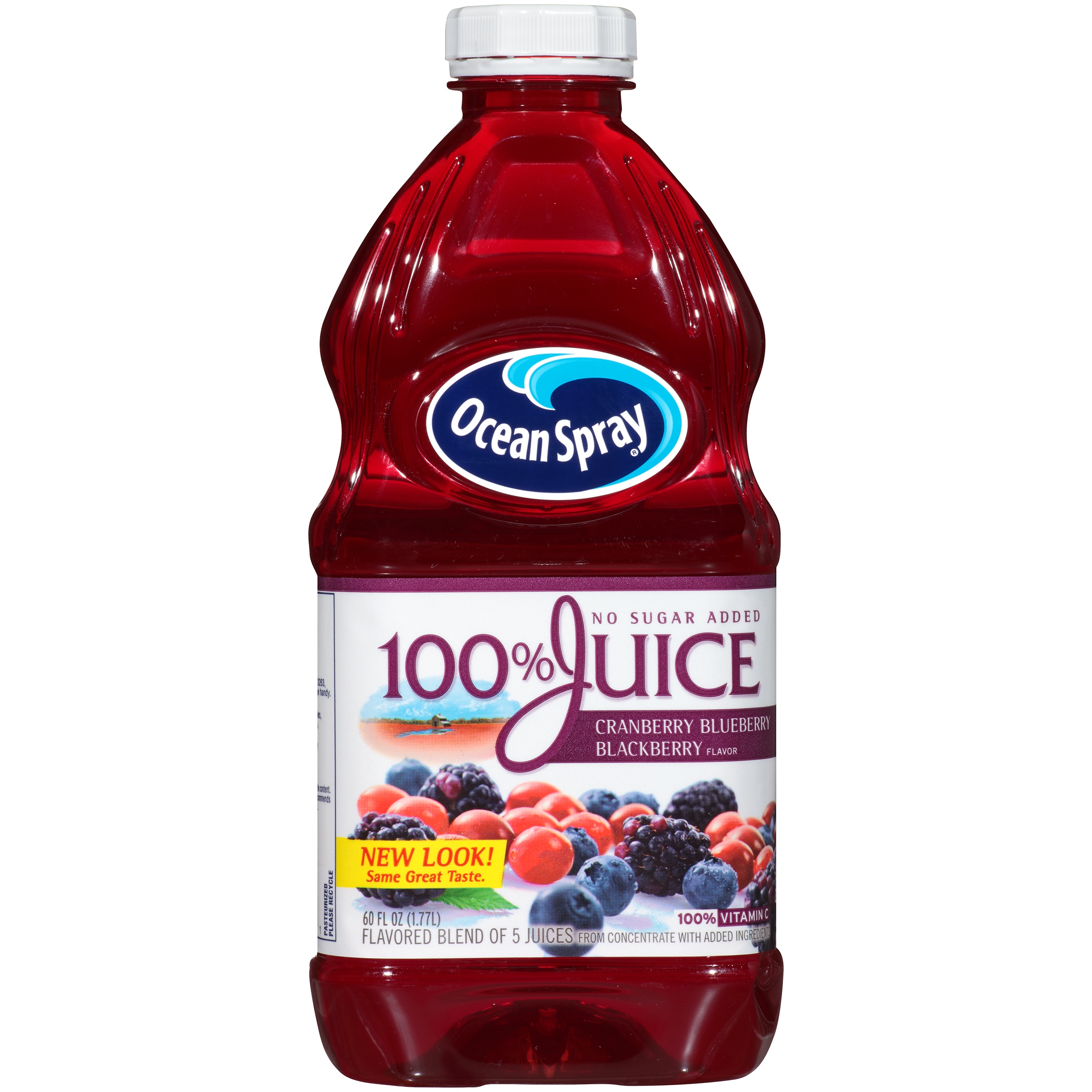 Ocean Spray 100% Cranberry Blueberry Blackberry Juice, 60 Fl. Oz. - image 5 of 7