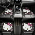 thumbnail image 7 of 4 Pieces Car Floor Mat Set Hello Kitty Protection Full Sets Universal Fit for SUV, Sedans, Vans, Trucks, 7 of 7