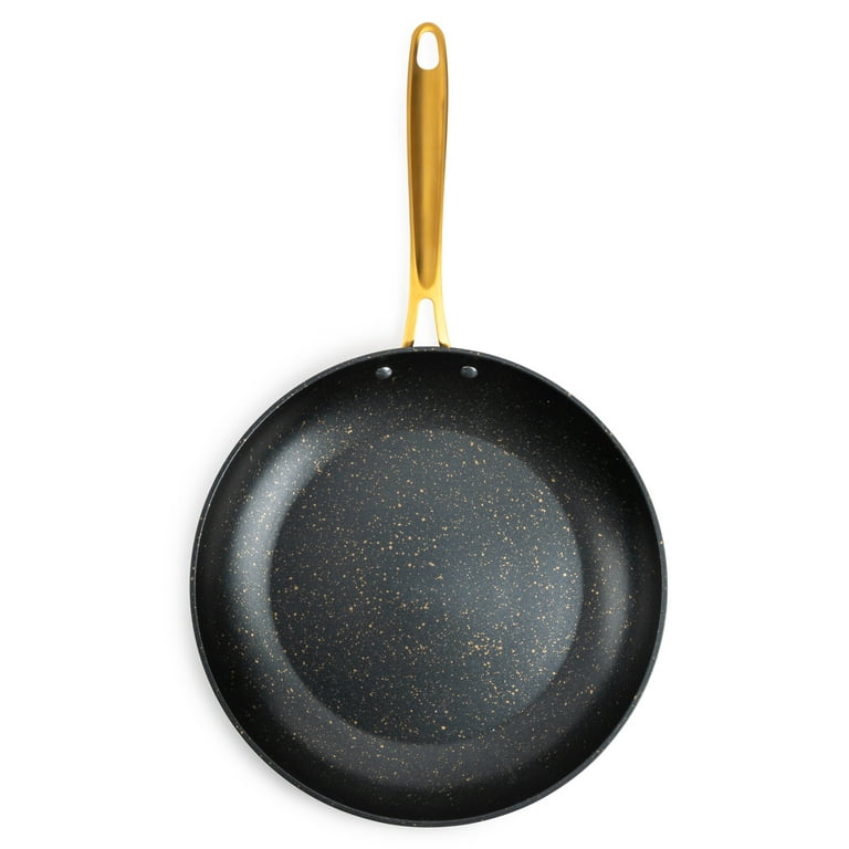 Thyme & Table Non-Stick 12 Gold Fry Pan with Stainless Steel Induction  Base 