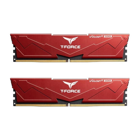 Team Group Vulcan alpha 32GB (2 x 16GB) 288-Pin PC RAM DDR5 6000 (PC5 48000) Desktop Memory Model FLARD532G6000HC38ADC01