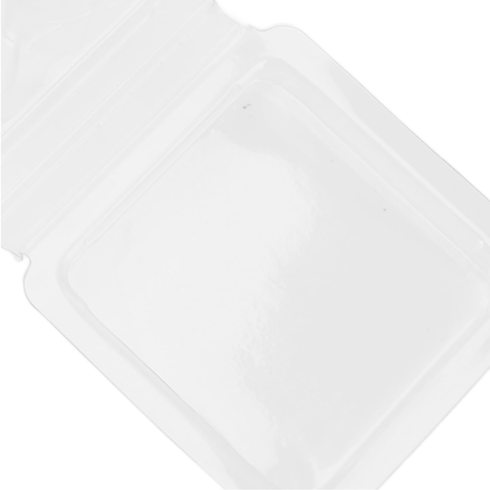 Riousery 100 Packs Five Pointed Star Shaped Wax Melt Clamshell Molds Containers Clear Plastic Tray for Wickless Tarts Candle Making Premium Supplies