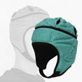 thumbnail image 3 of koolsoo Breathable EVA Rugby Headgear Soccer Hockey Head Protector Emerald Green, 3 of 9