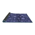 thumbnail image 2 of Ahgly Company Indoor Square Abstract Blue Modern Area Rugs, 8' Square, 2 of 4