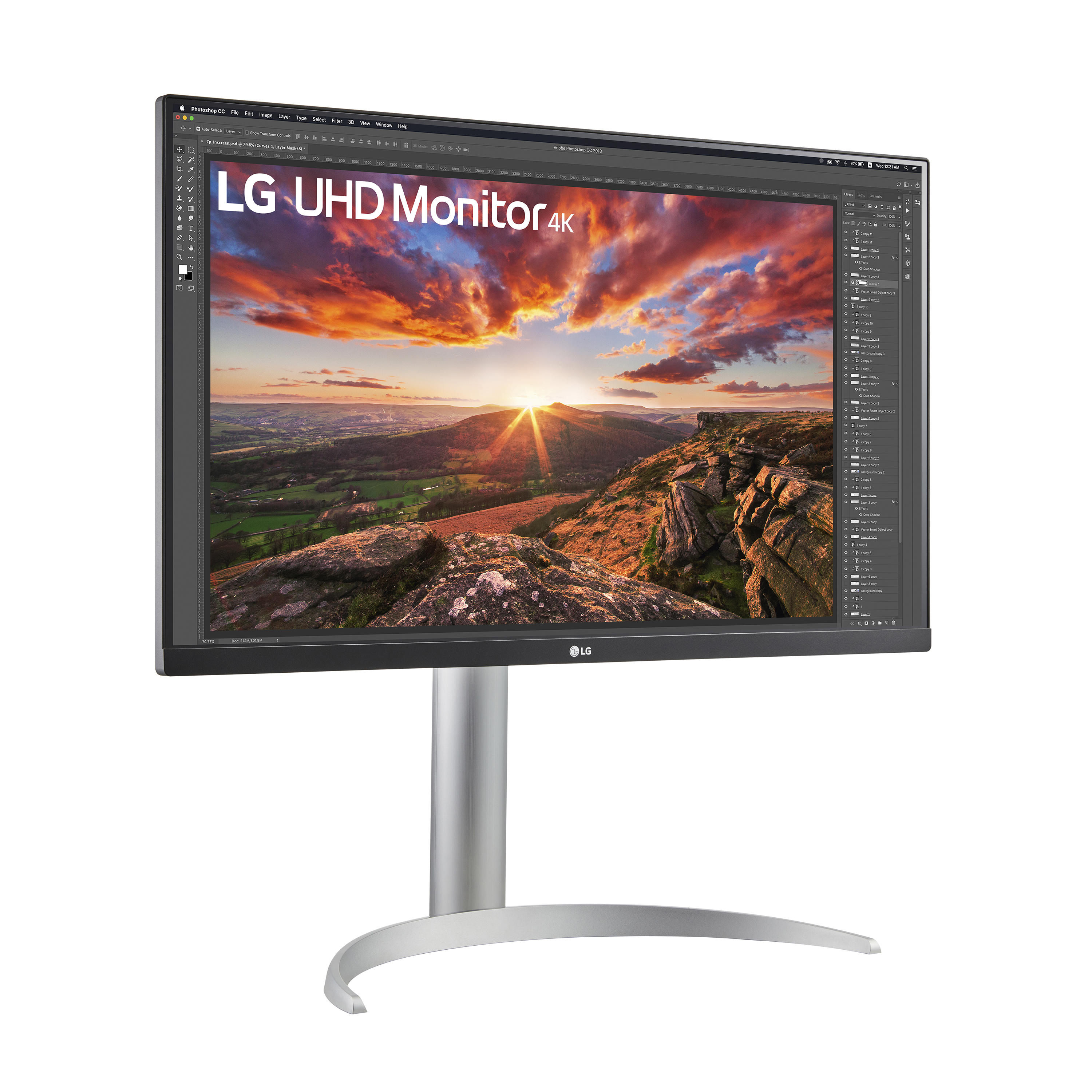 LG 27" Class IPS 4K UHD VESA HDR400 USB-C Monitor - 27UP850-W - image 3 of 11
