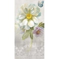 thumbnail image 3 of Nai, Danhui 9x14 Black Modern Framed Museum Art Print Titled - Textile Floral IV, 3 of 5