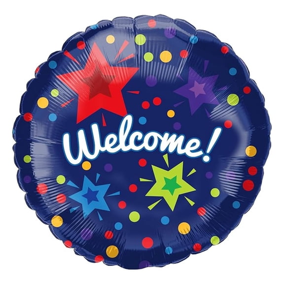 Welcome Balloons, 18 inches, pack of 10