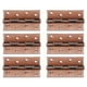 thumbnail image 1 of Bisagras de puerta, 6 piezas Bisagras de puerta Hardware Bisagras de puerta de aleación de zinc Bisagras de puerta para construcción robusta en el hogar, 1 of 14