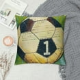 thumbnail image 2 of RUIYC Hopyeer Theme Throw Pillow Covers Basketball, Baseball, , Football Pattern Pillow Cases Standard Cushion Cover Decor Home Sofa Car, 2 of 5